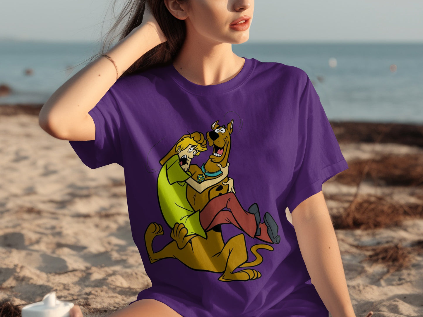 Purple Scooby-Doo and Shaggy Graphic Tee Product