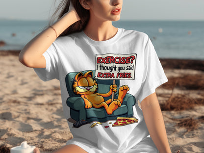 Exercise? I Thought You Said Extra Fries T-Shirt