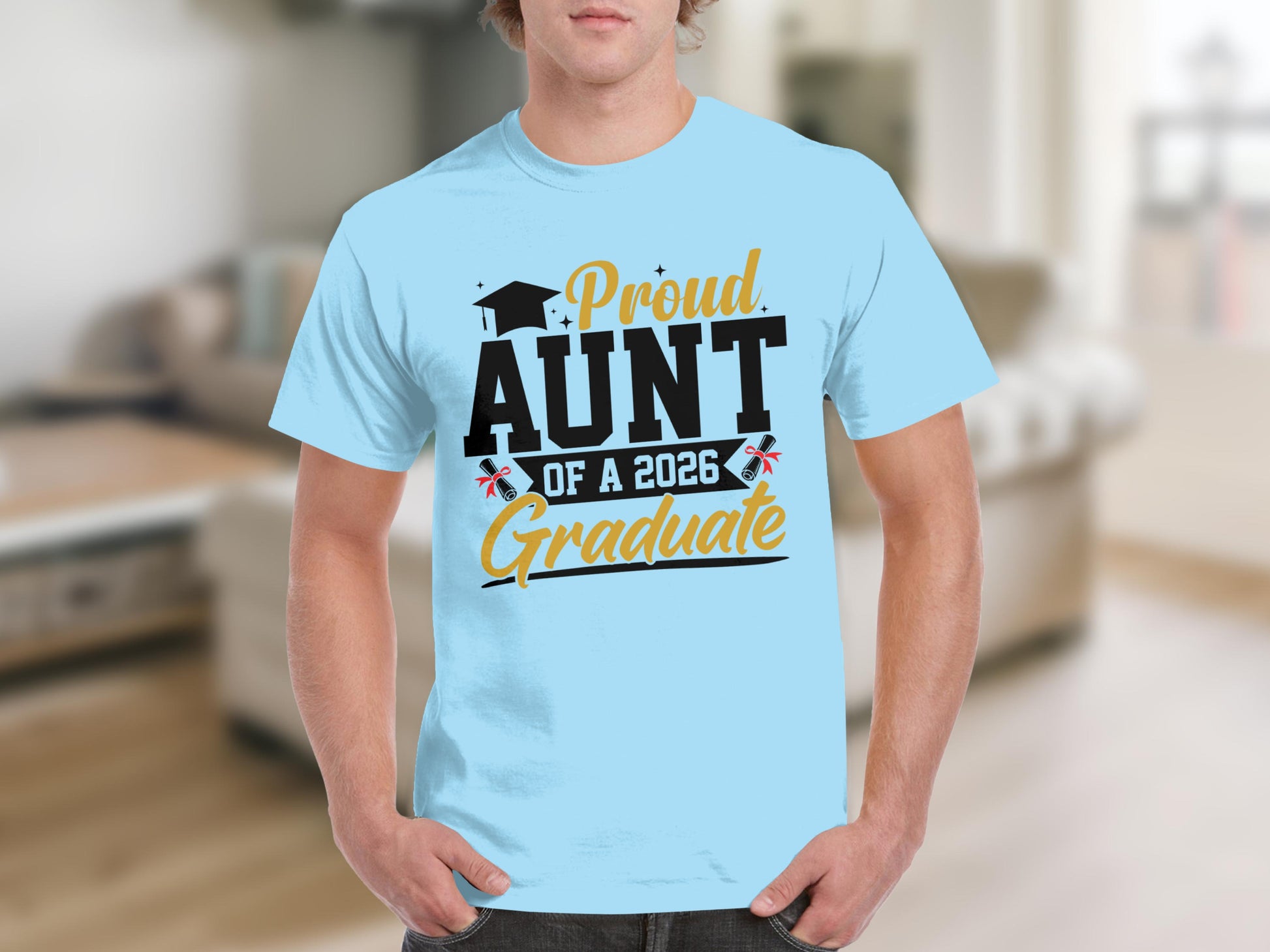 Proud Aunt of a 2026 Graduate T-Shirt