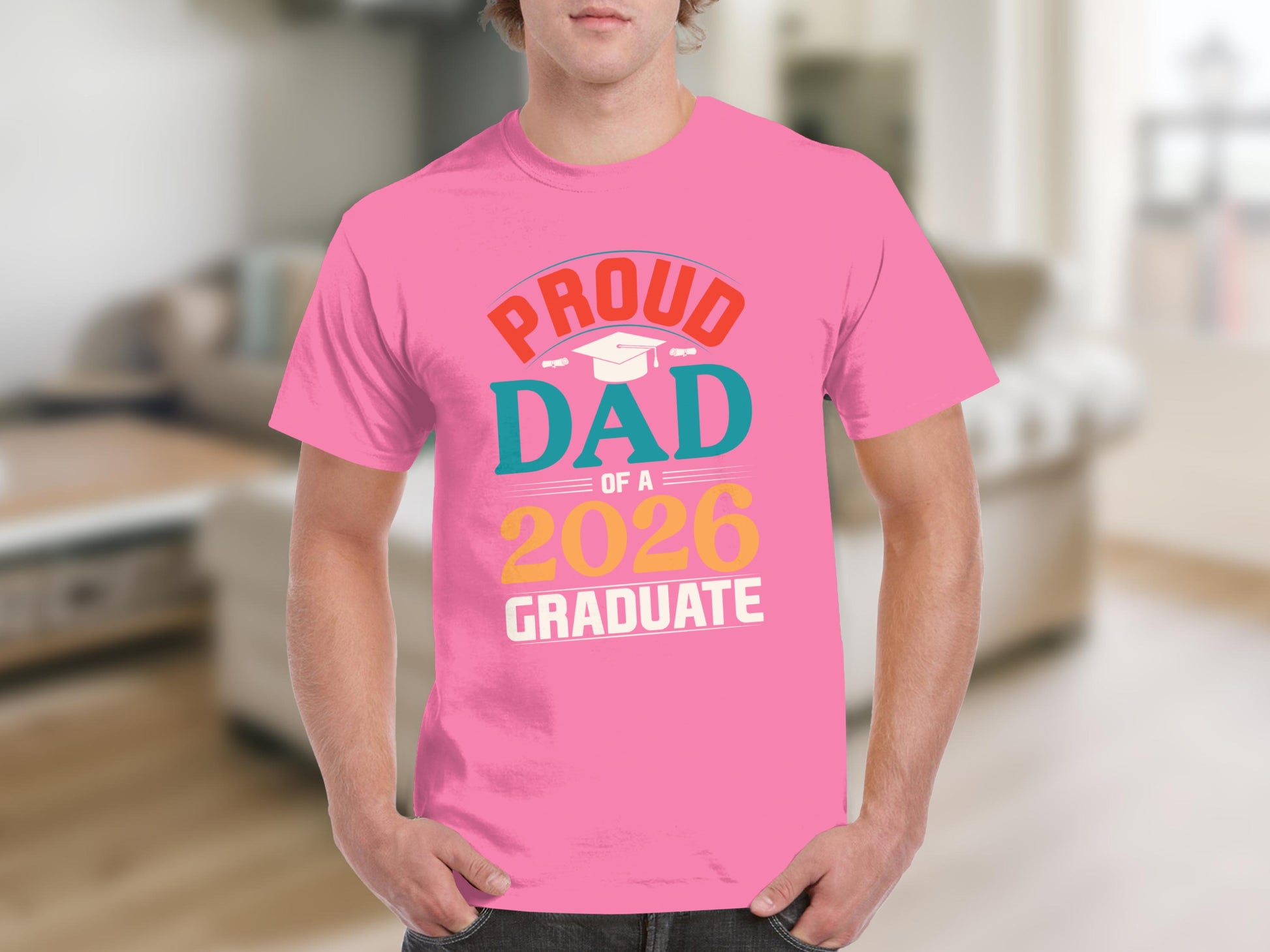 Proud Dad Of A 2026 Graduate Shirt Graduation Gift
