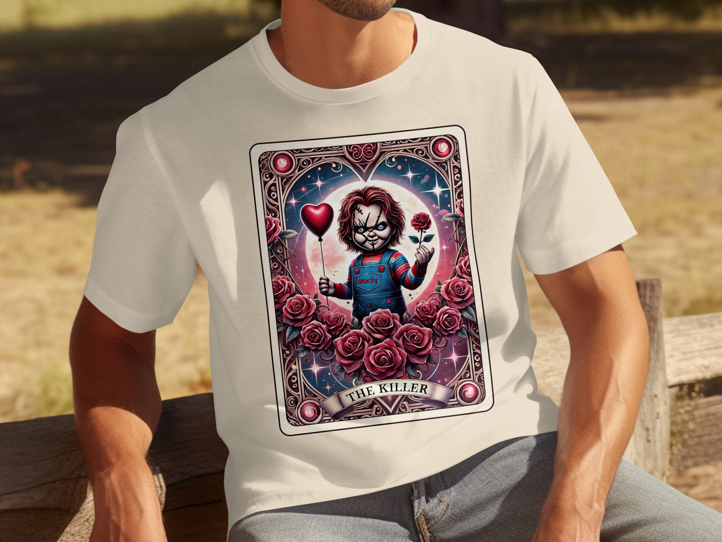 Killer Roses Graphic Design T-Shirt