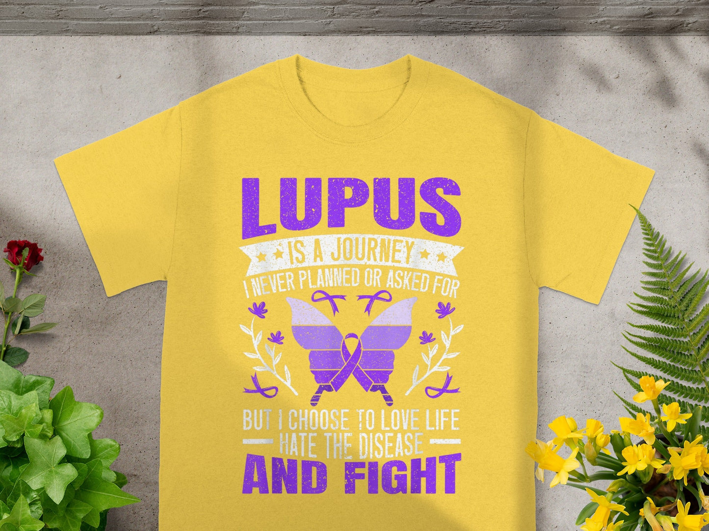 Lupus Journey Fight and Love Life T-Shirt