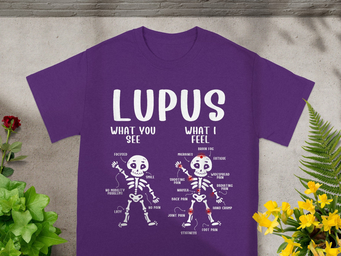 Lupus What You See What I Feel Shirt Awareness Apparel