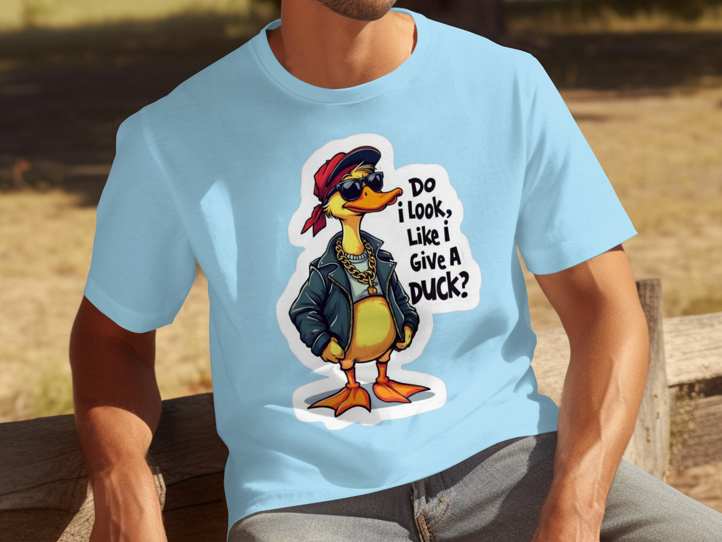 Do I Look Like I Give A Duck Funny Graphic T-Shirt