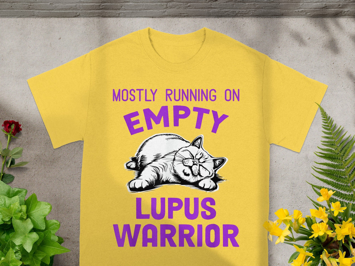 Mostly Running on Empty Lupus Warrior T-shirt