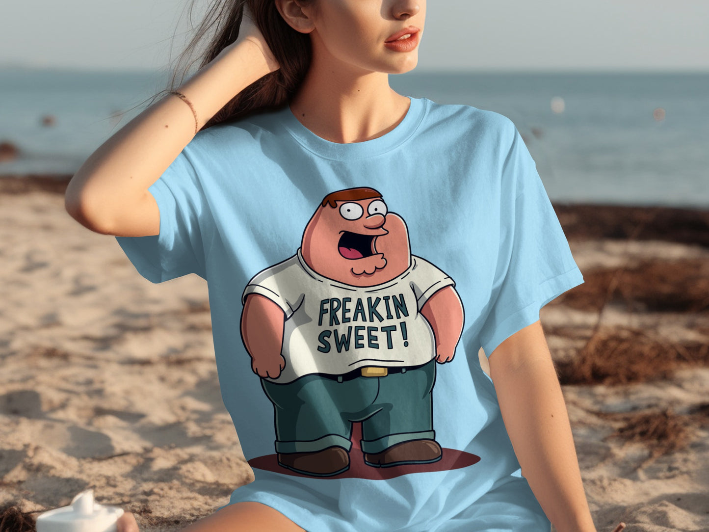 Freakin Sweet Cartoon Graphic Tee Shirt