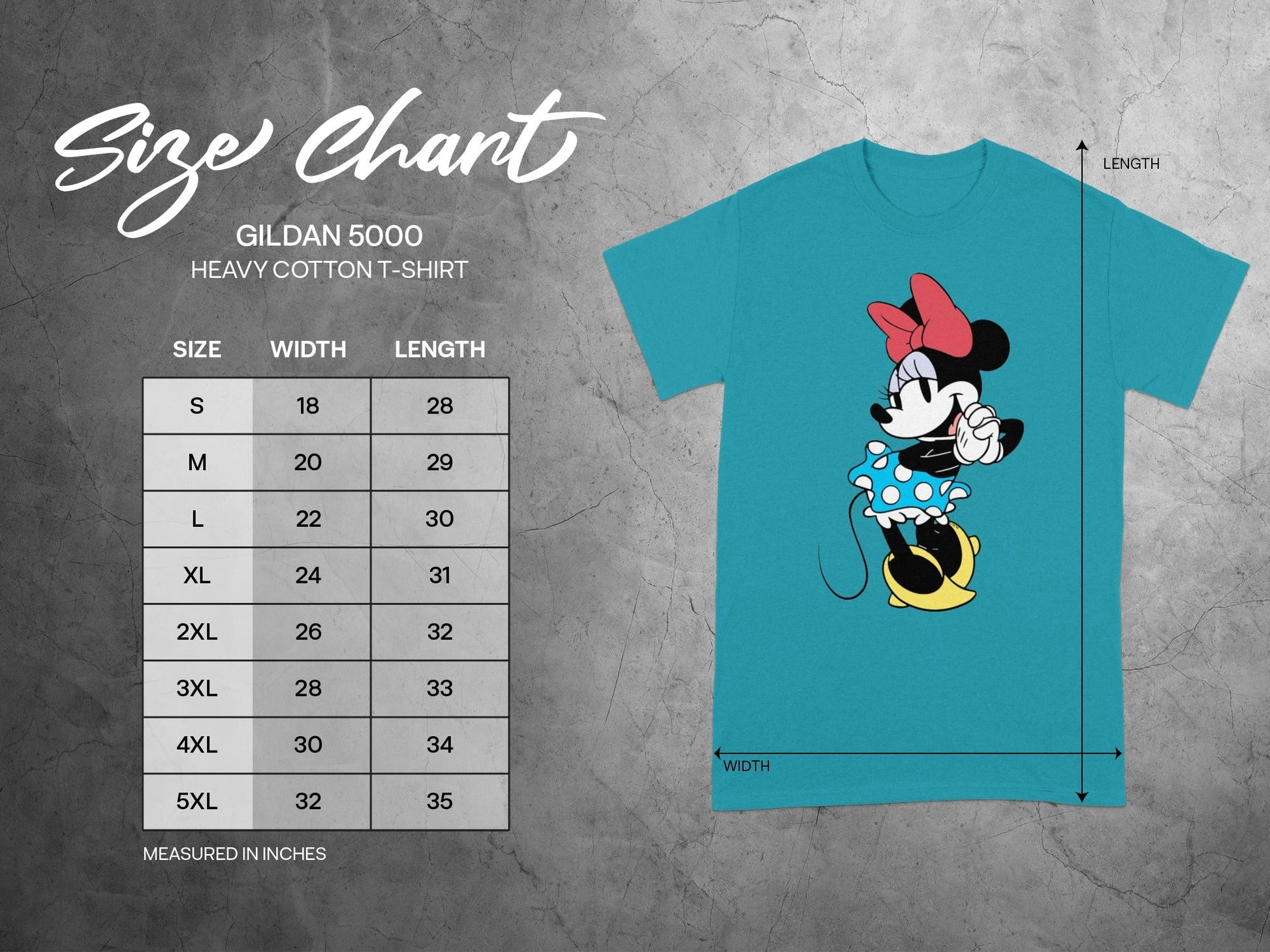GILDAN 5000 Minnie Mouse Design T-Shirt product type