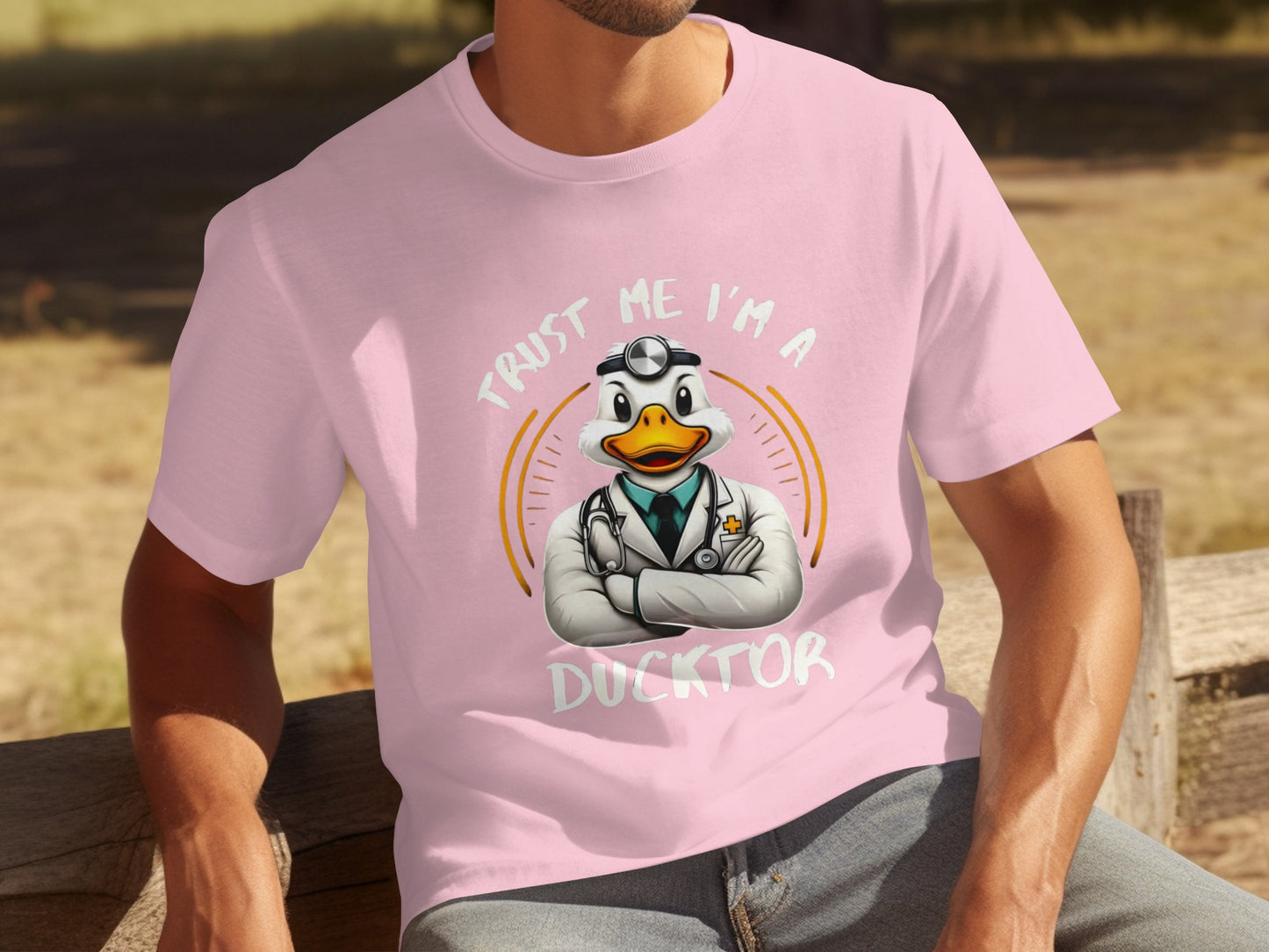 Trust Me I'm a Ducktor Funny Graphic Tee Shirt