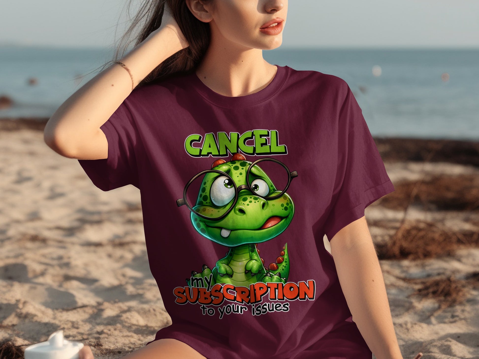 Funny Dinosaur Cancel My Subscription T-Shirt