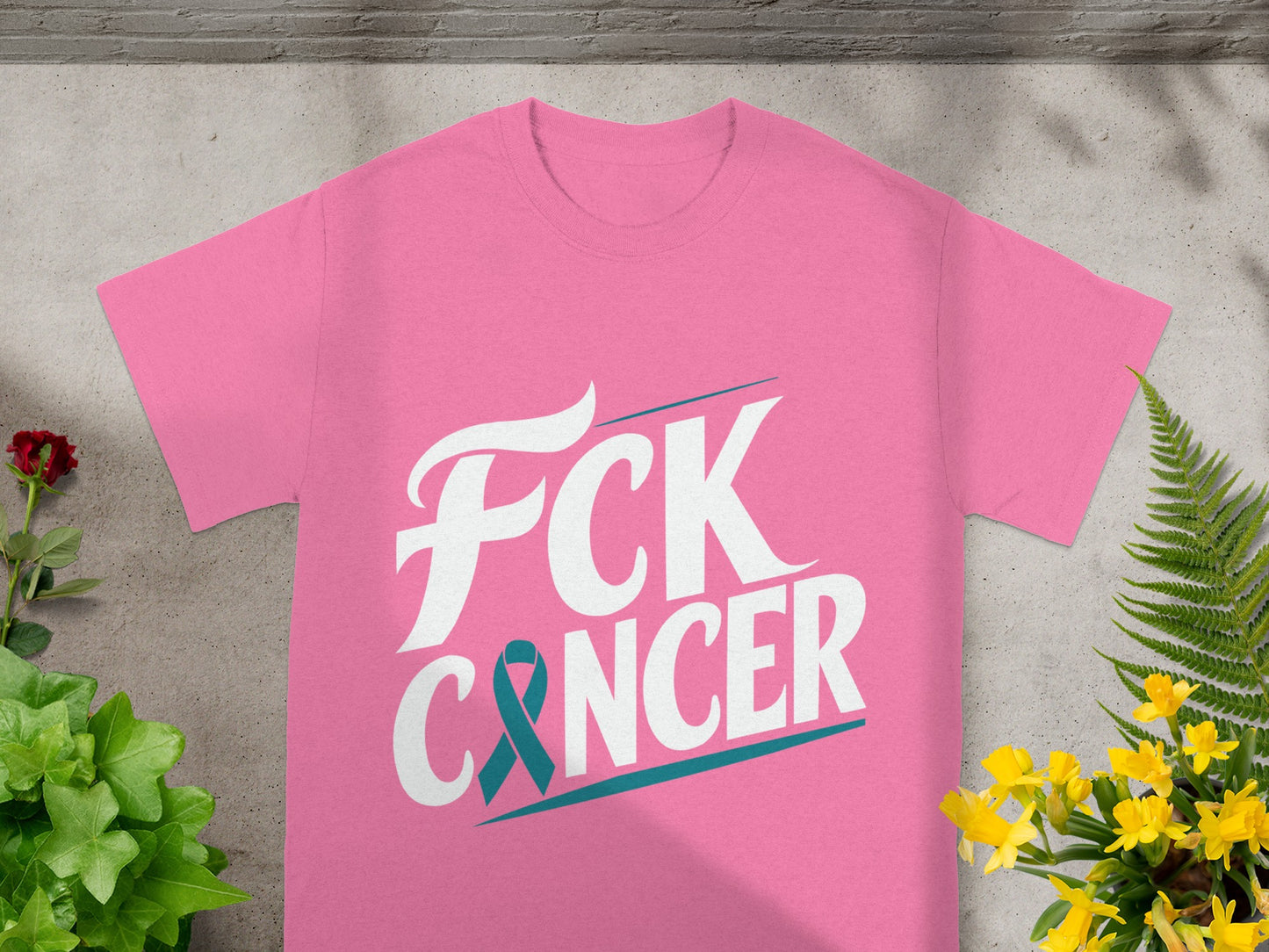 FCK Cancer Pink Awareness T-Shirt Bold Statement