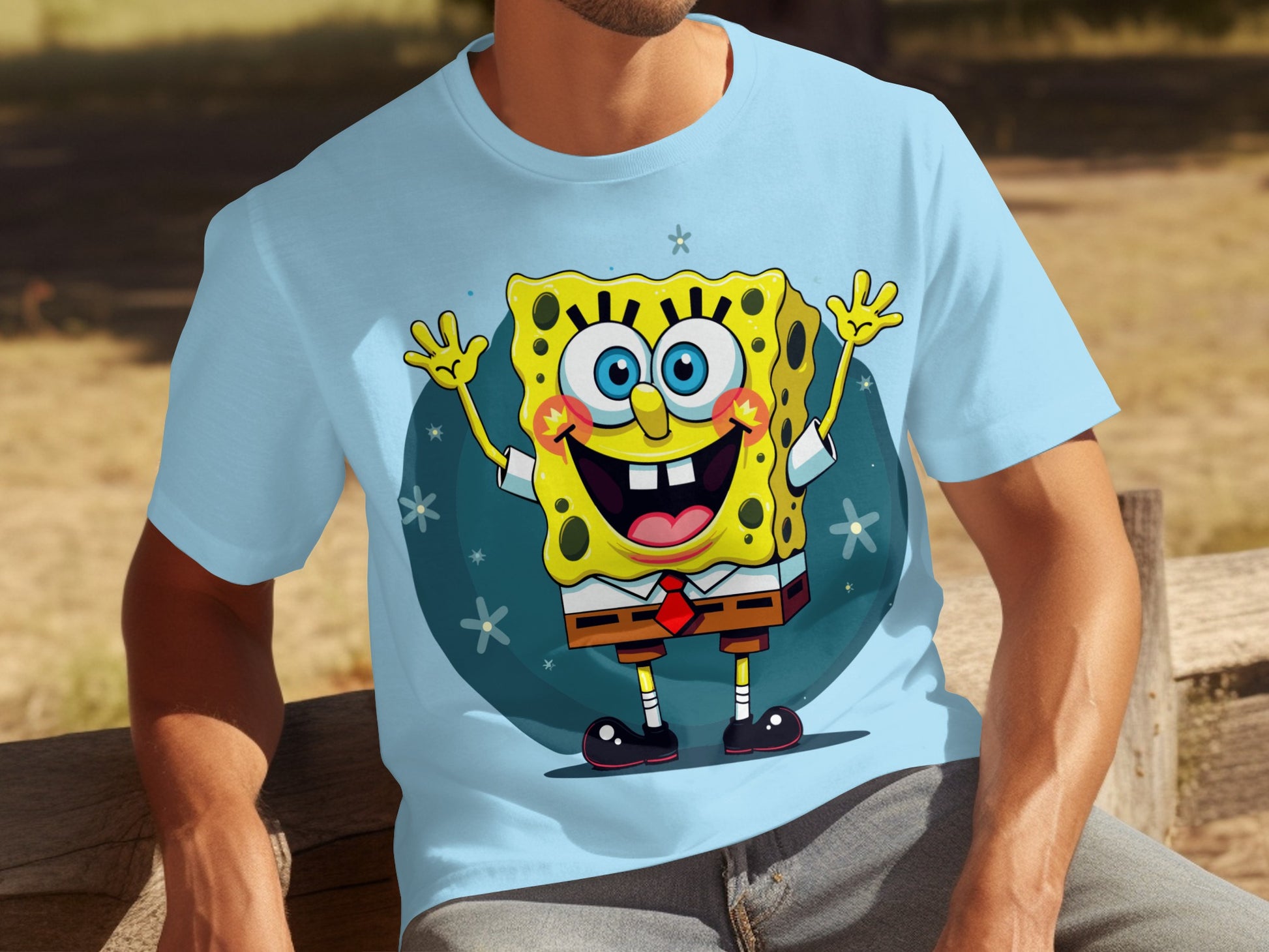 SpongeBob SquarePants Expressive Graphic T-Shirt