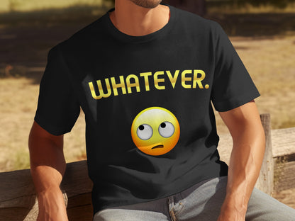 Whatever Emoji Graphic Men's Casual Wear T-Shirt