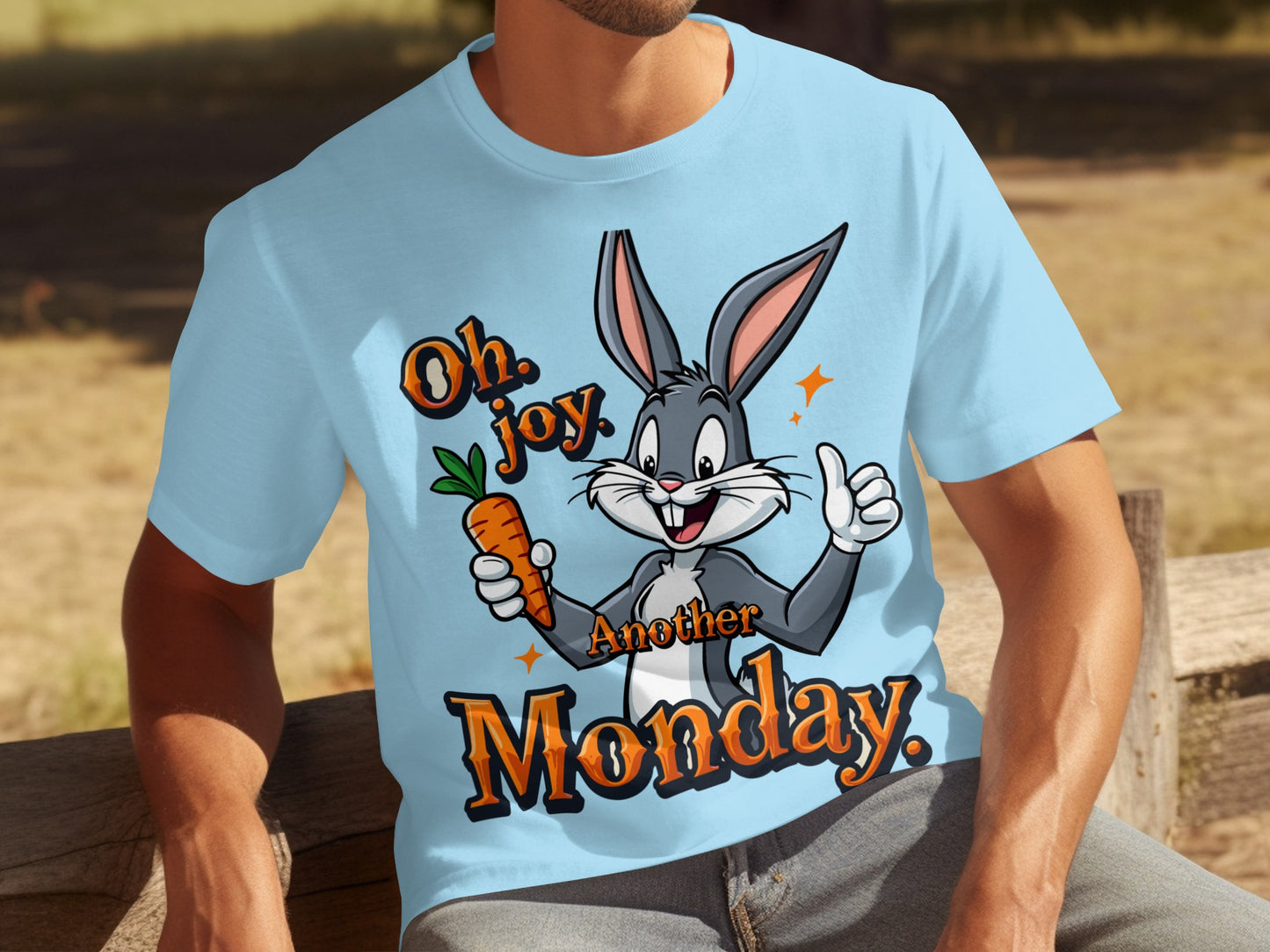 Oh Joy Another Monday Bugs Bunny Graphic T-Shirt