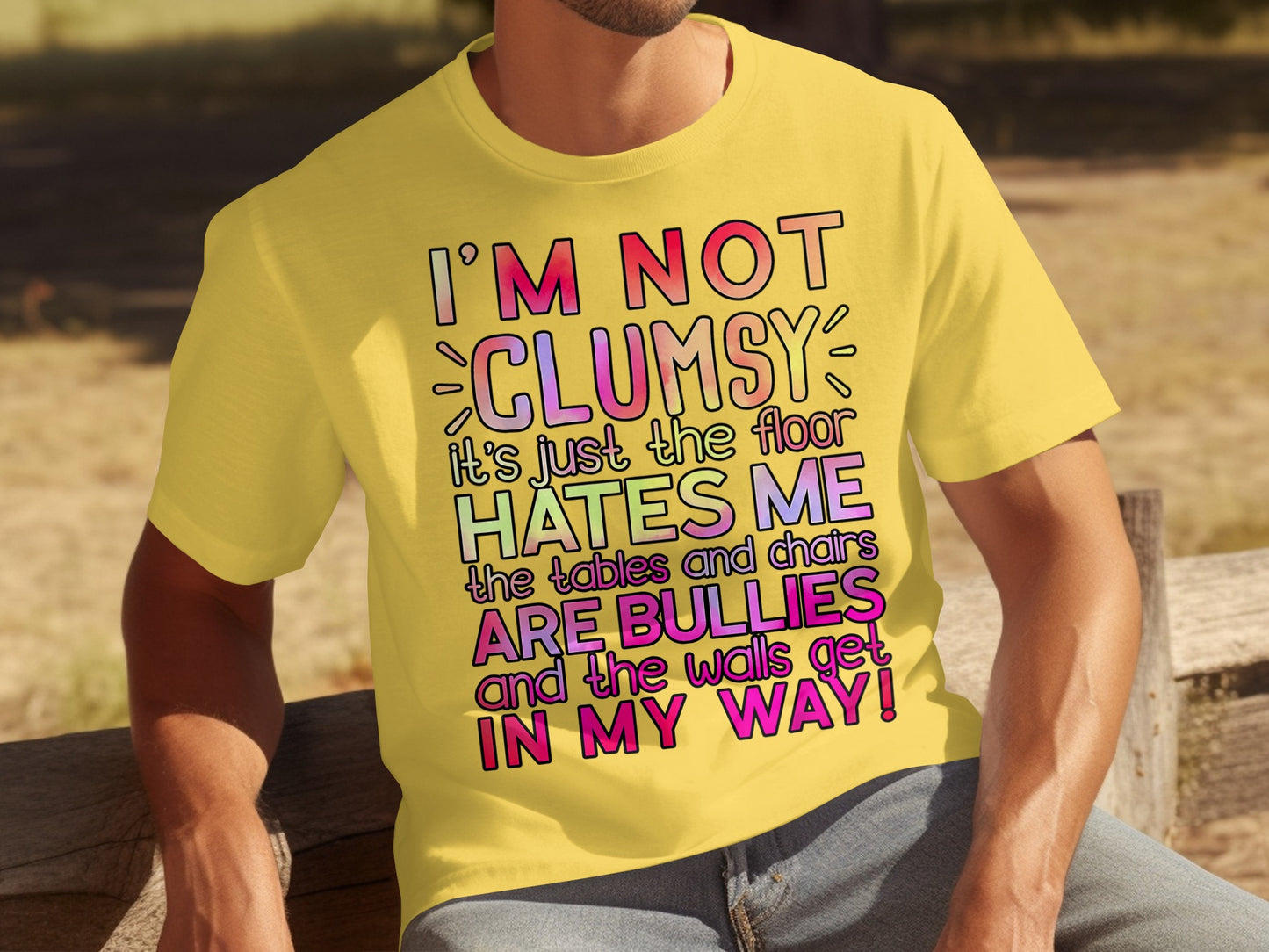 Funny I'm Not Clumsy Quote T-shirt