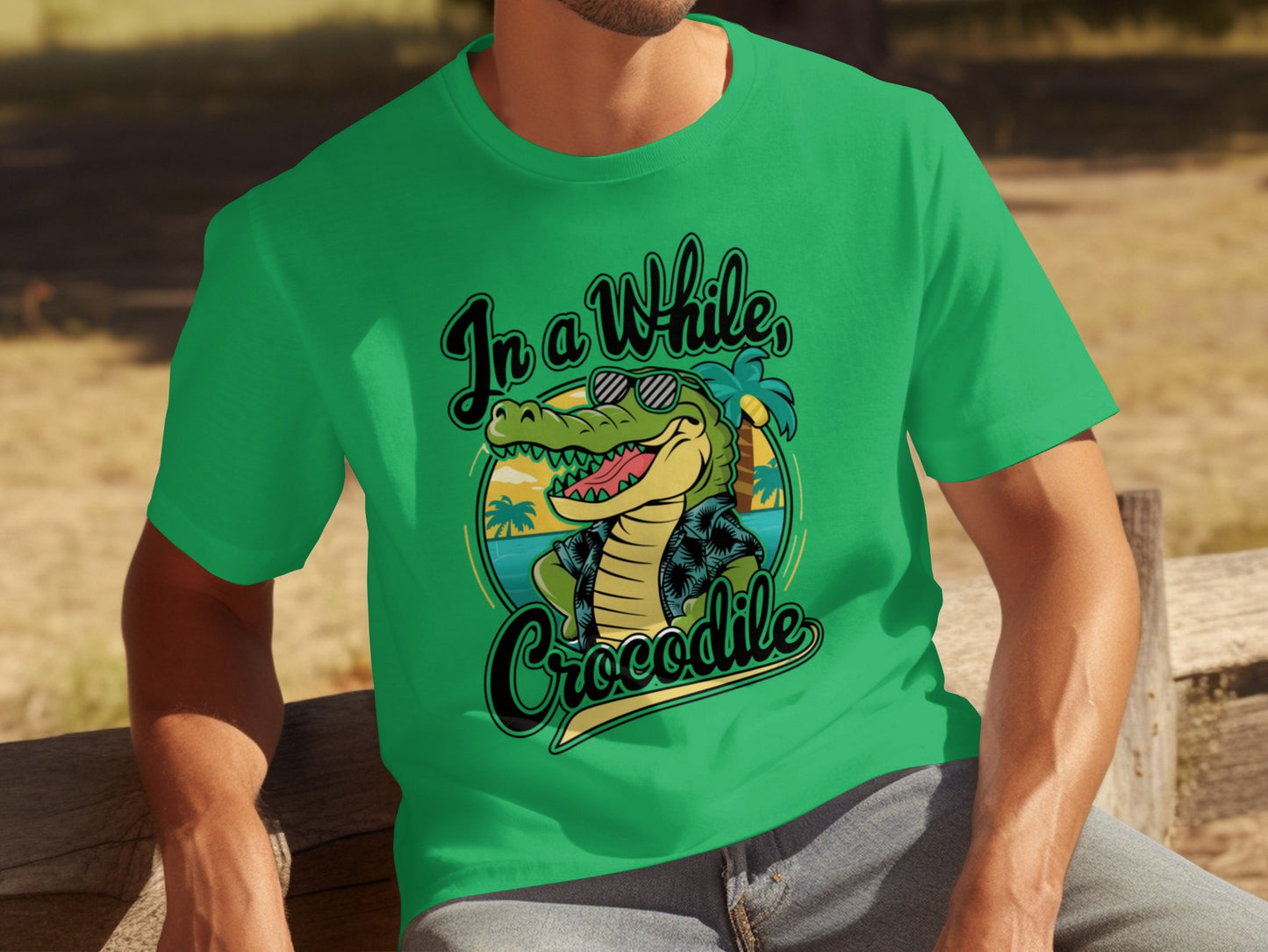 In a While Crocodile Graphic T-Shirt