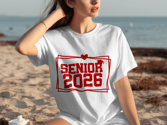 Senior 2026 Graphic Tee for Graduating Students