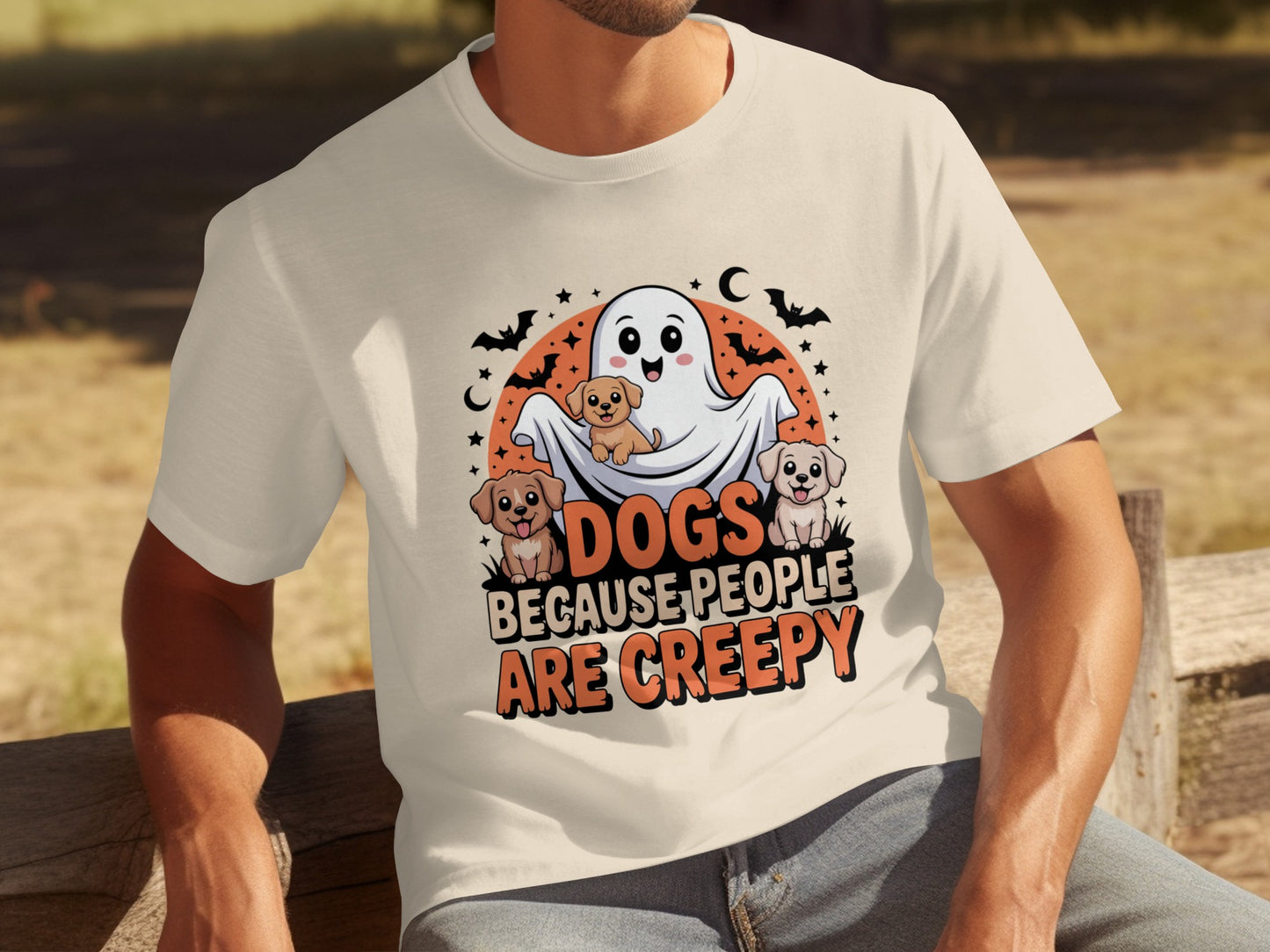 Dogs Because People Are Creepy Halloween T-Shirt