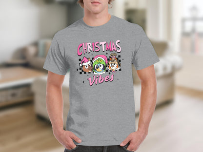 Christmas Vibes Graphic Novelty Tee