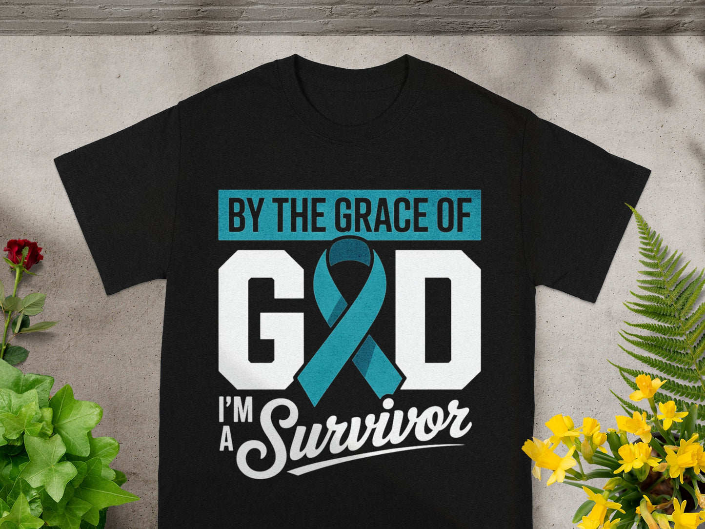 By The Grace of God I'm a Survivor T-shirt