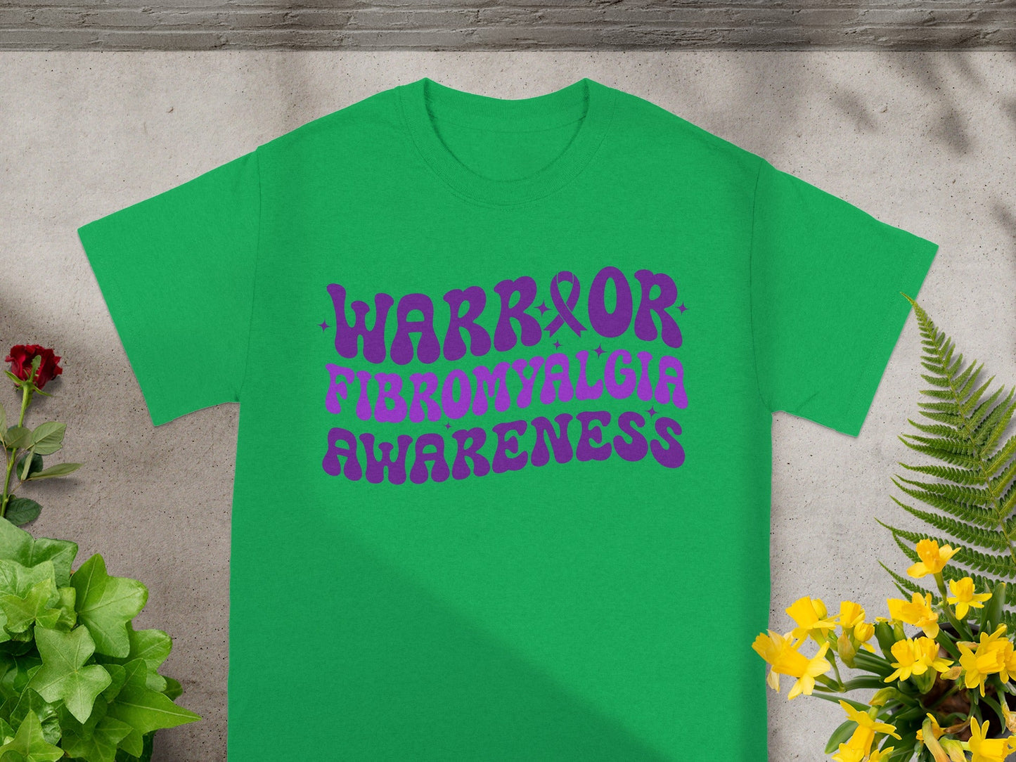 Warrior Fibromyalgia Awareness Graphic Tee Product