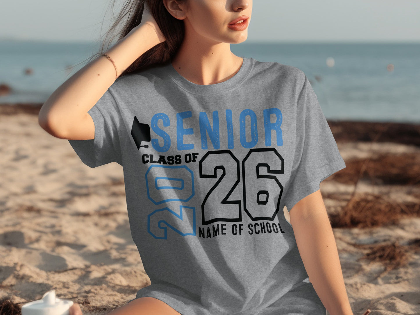 Senior Class of 2026 Custom School Name T-Shirt