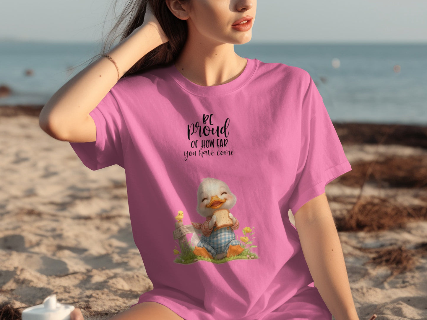 Be Proud Of How Far You Have Come Duck T-Shirt