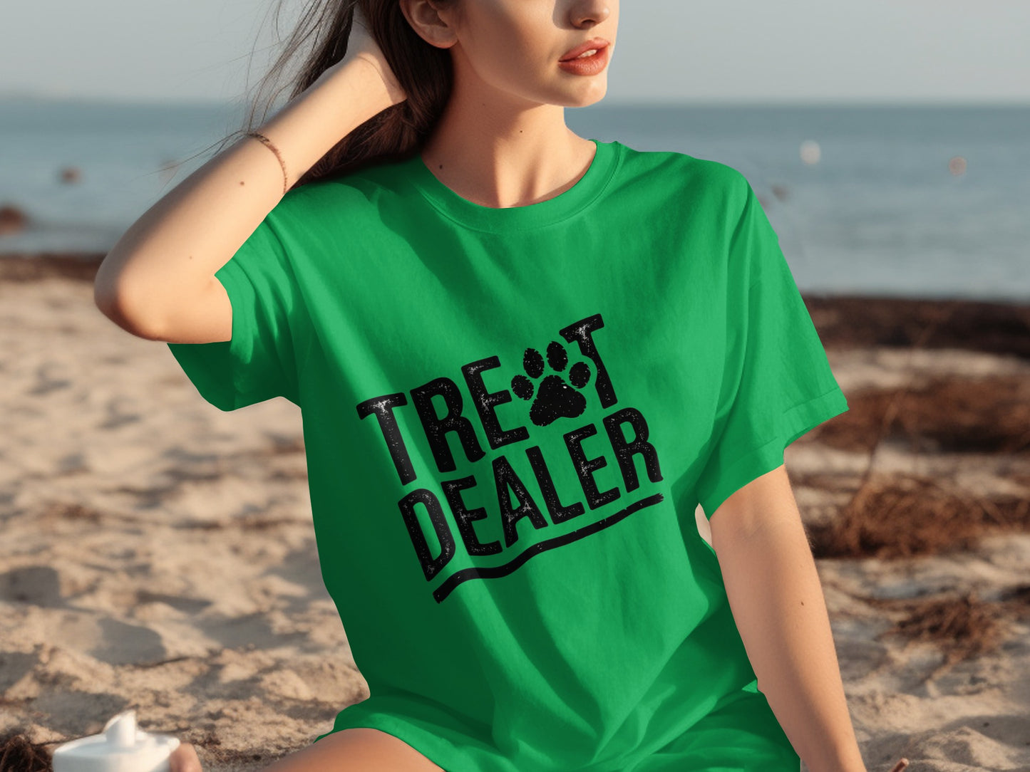 Treat Dealer Graphic T-Shirt Beach Wear Design