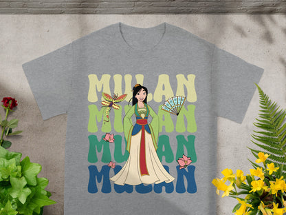 Mulan: Warrior Spirit Retro T-Shirt