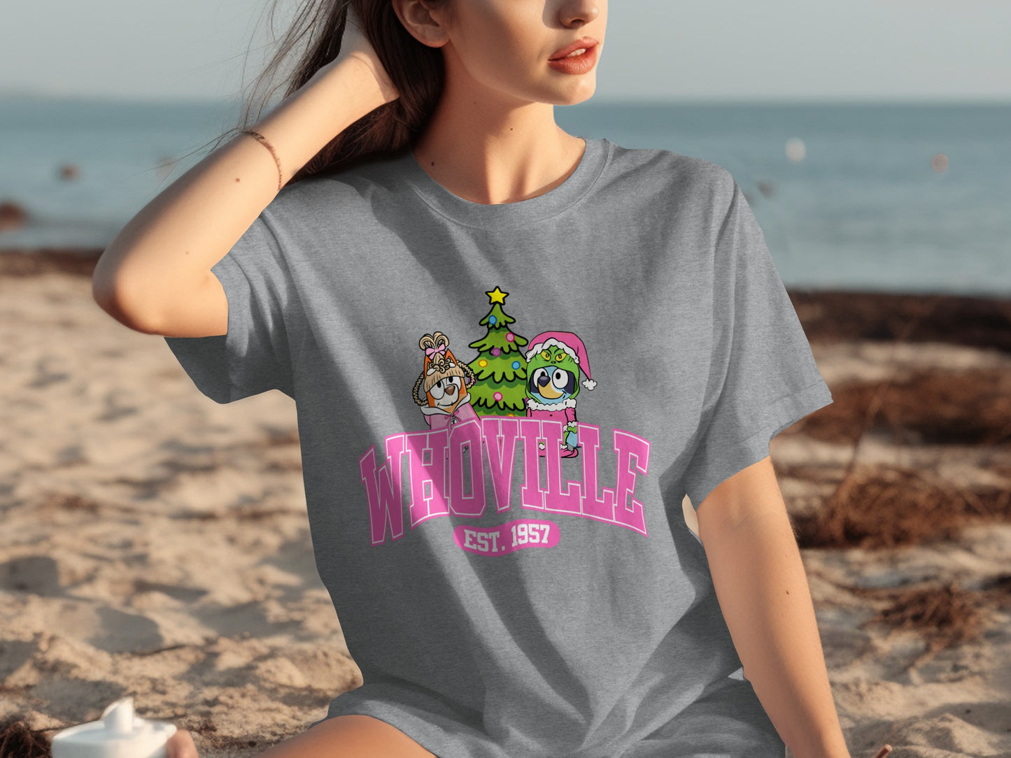 Whoville Est 1957 Holiday Graphic Tee Shirt