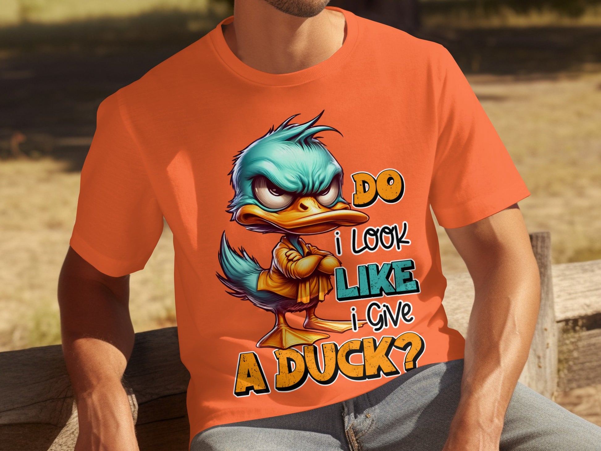 Do I Look Like I Give A Duck Funny T-Shirt Product