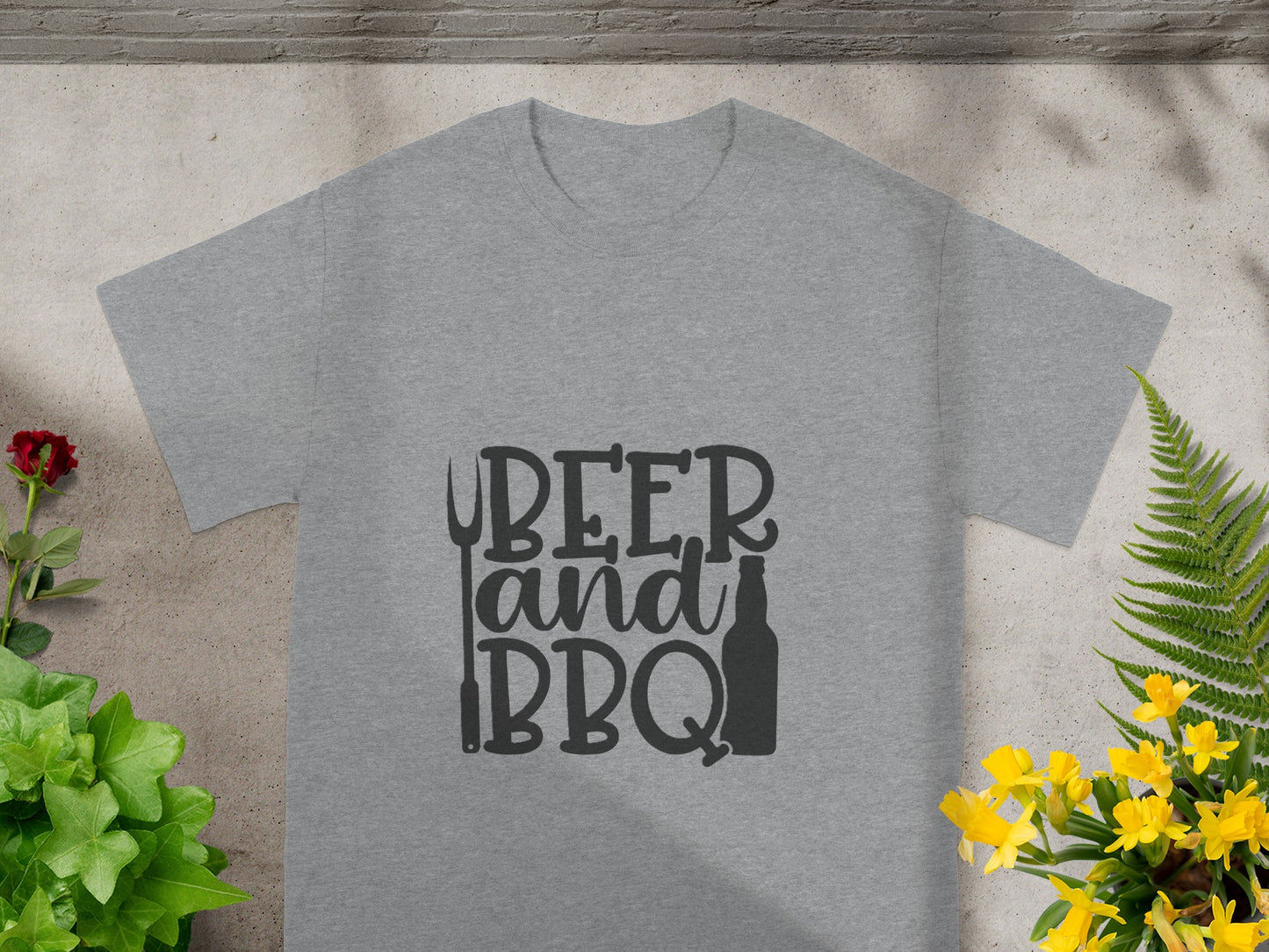 Beer And BBQ T-shirt for Casual and Fun Outings