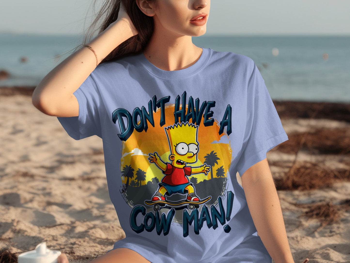 Don't Have a Cow Man Graphic Beachwear
