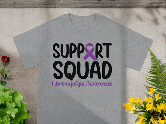 Support Squad Fibromyalgia Awareness T-shirt