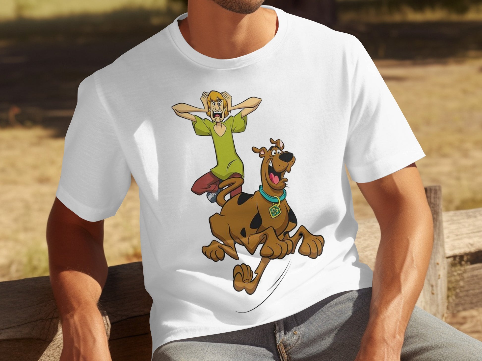 Scooby-Doo and Shaggy Graphic T-Shirt