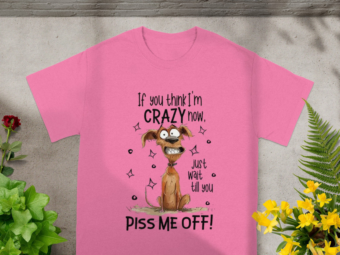 If You Think I'm Crazy Now Just Wait Till You Piss Me Off T-shirt