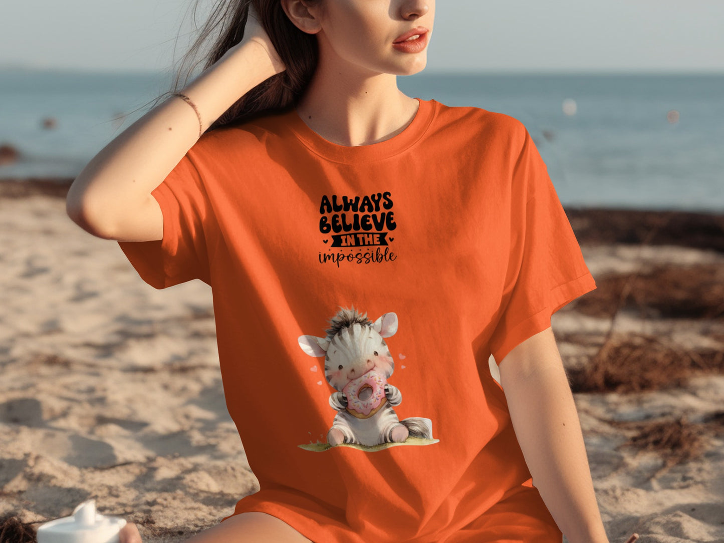 Always Believe In The Impossible Cute Animal T-shirt