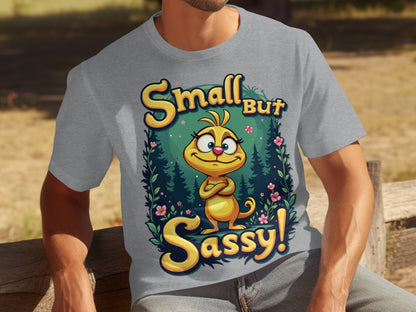 Small But Sassy Cute Cartoon Character T-shirt