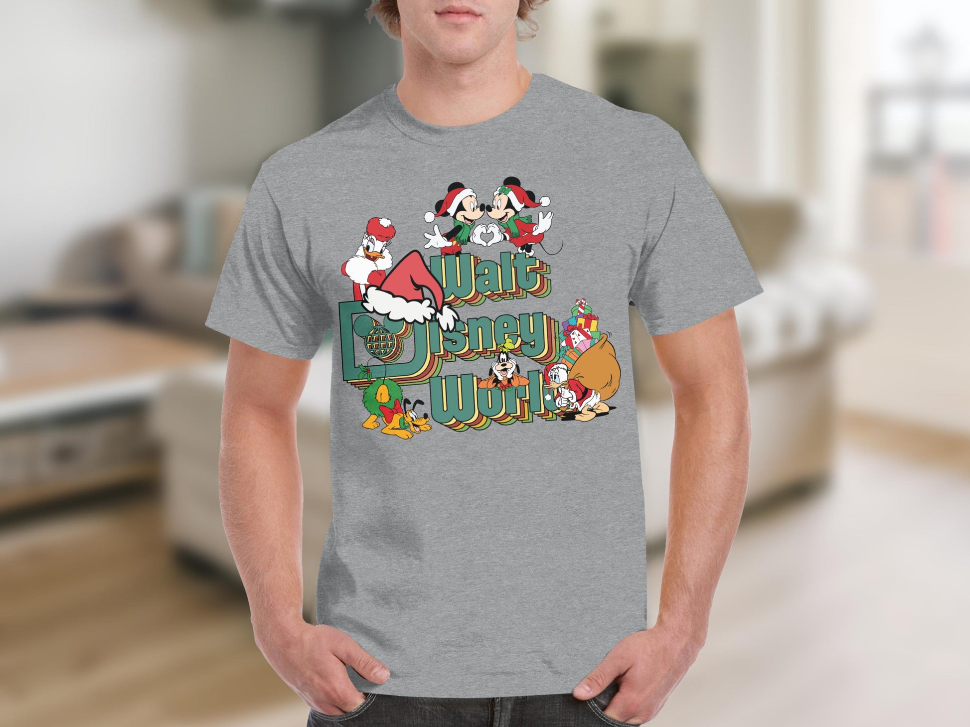 Walt Disney World Christmas Characters T-shirt