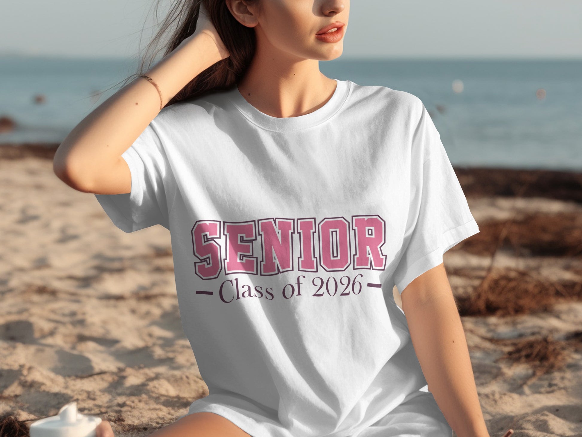 Senior Class of 2026 Shirt Beachwear Trendy Tee
