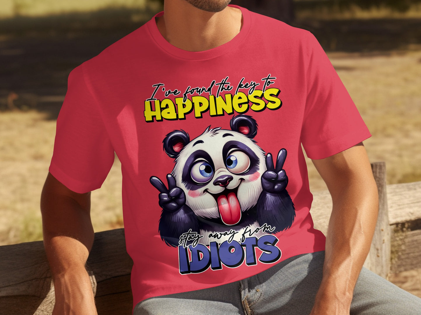 I Found The Key To Happiness Stay Away From Idiots Tee