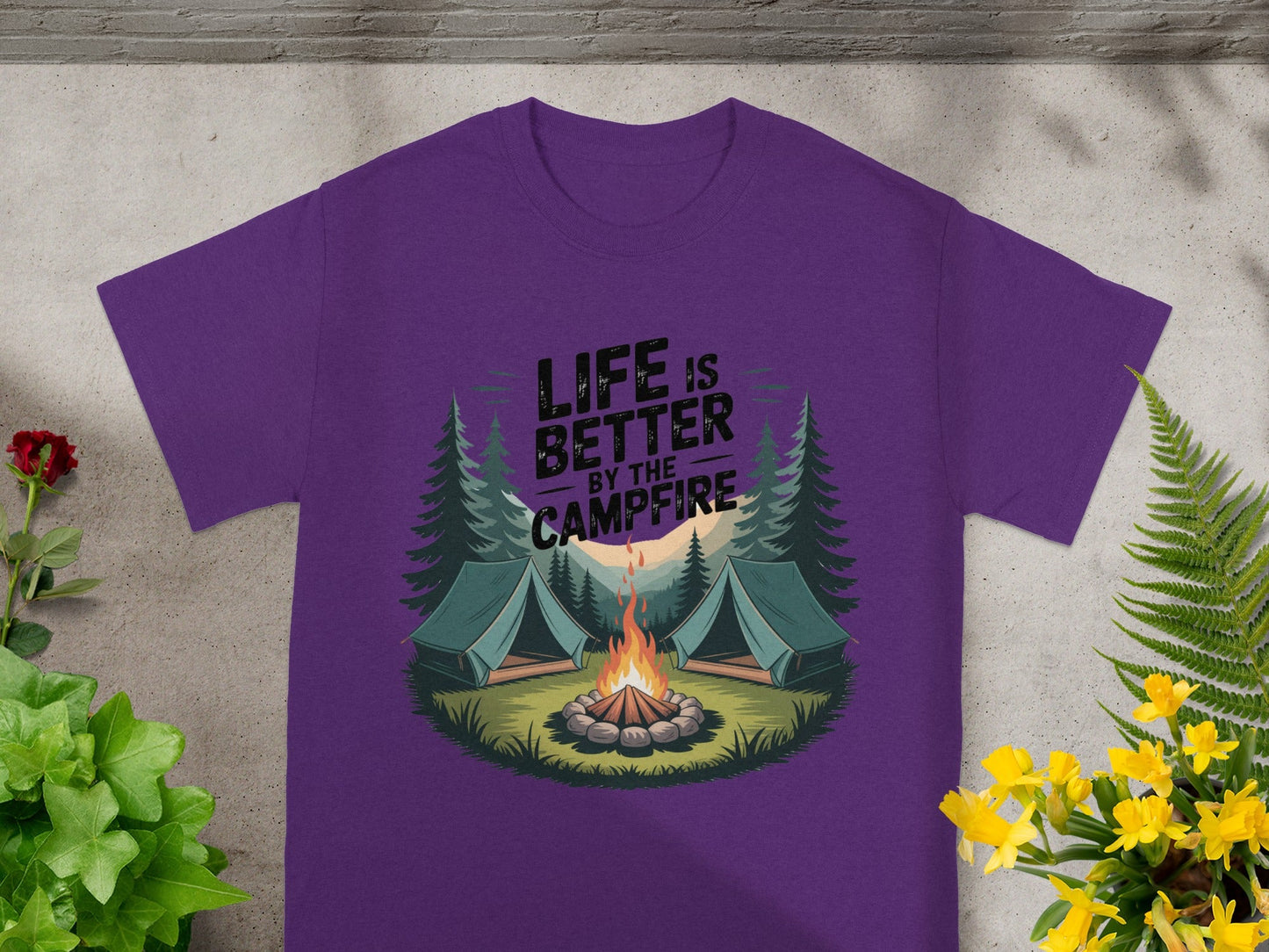 Life is Better by the Campfire Graphic T-Shirt