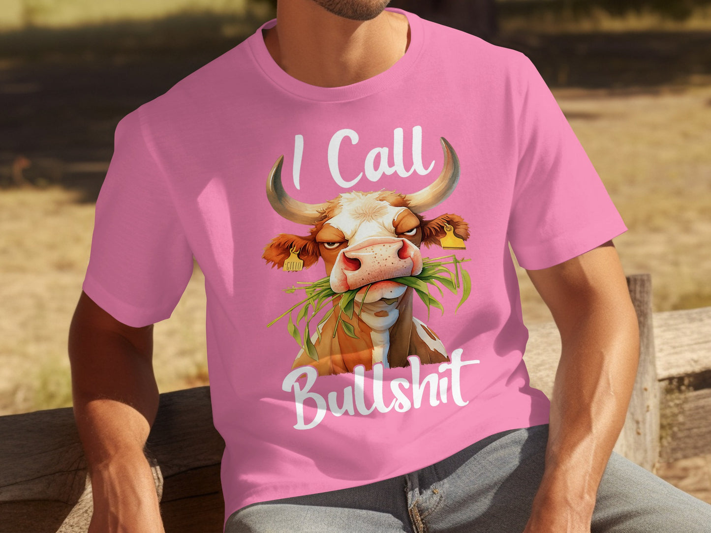 I Call Bullshit Funny Graphic Print T-shirt
