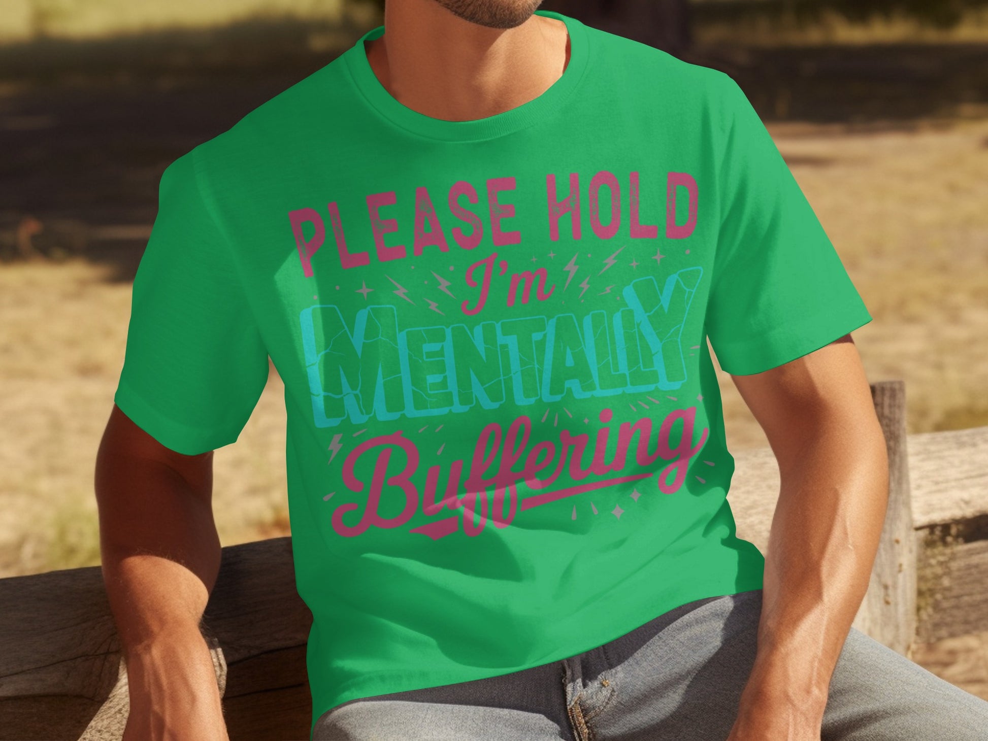 Please Hold I'm Mentally Buffering T-shirt