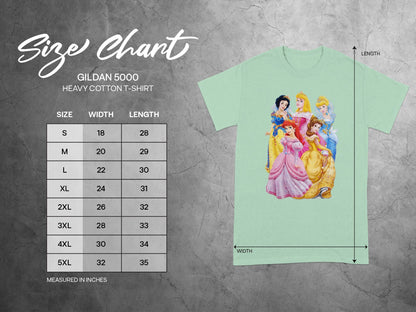 GILDAN 5000 Princesses T-SHIRT product type