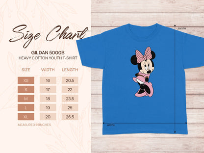 GILDAN 5000B Blue Minnie Mouse Youth T-Shirt product type