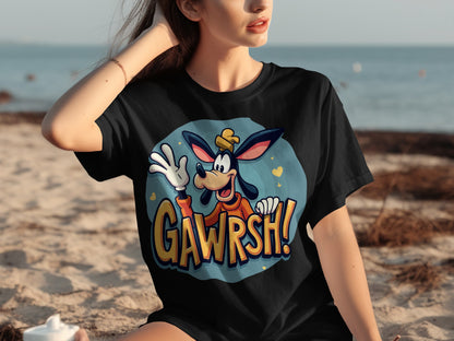 Gawrsh Cartoon Character Graphic Tee Cheerful Apparel