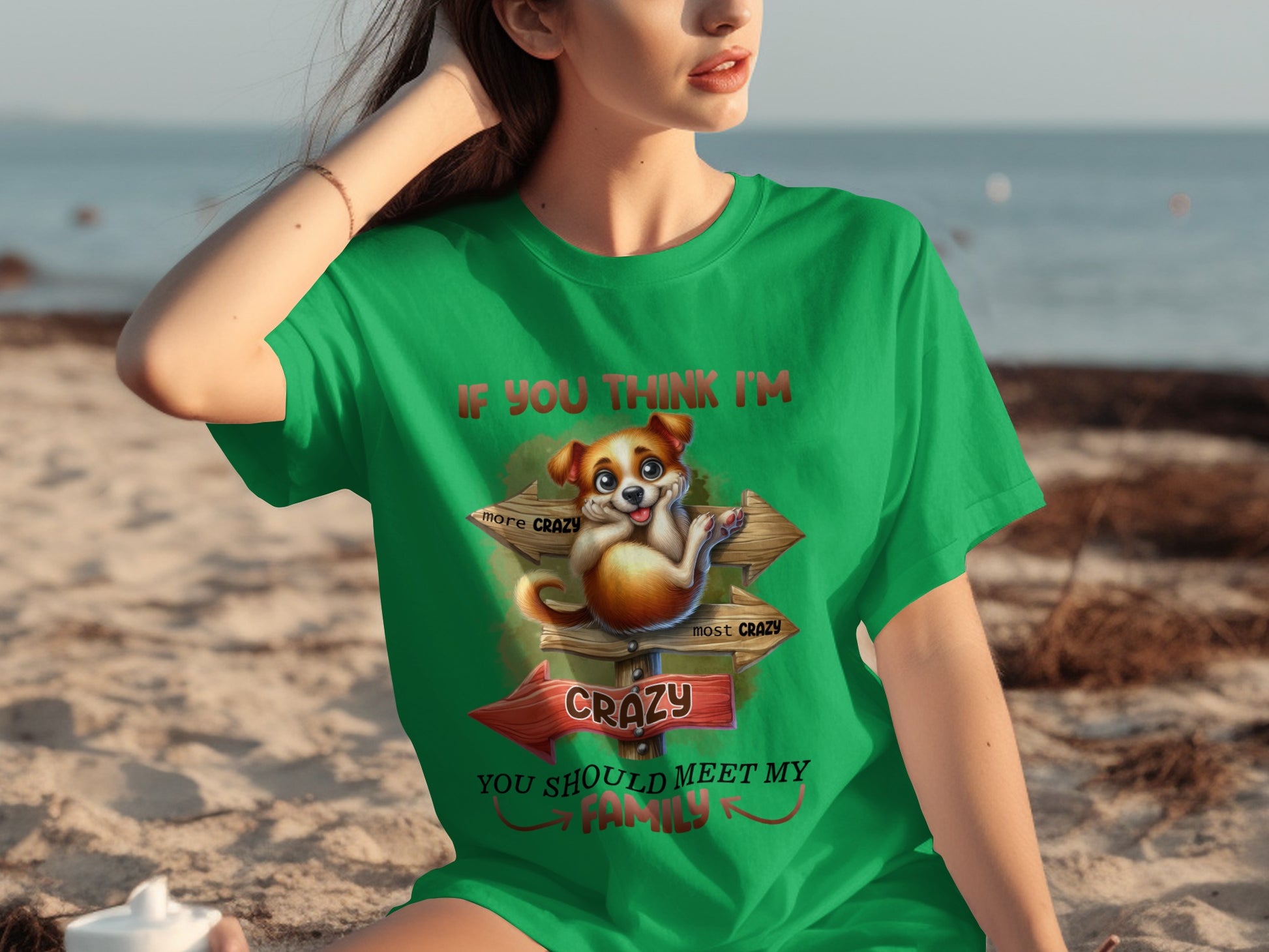 If You Think I'm Crazy Meet My Crazy Family T-shirt