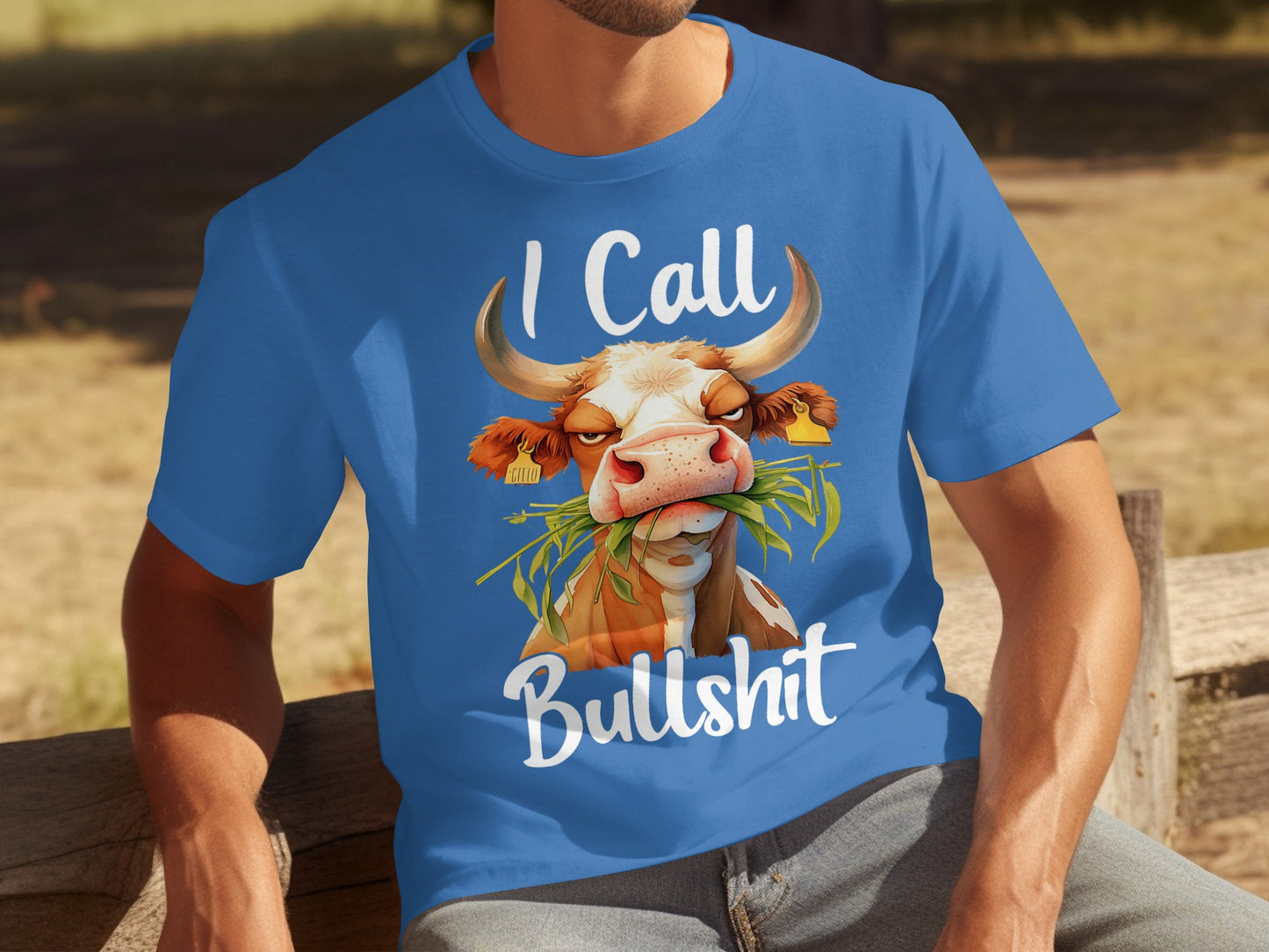 I Call Bullshit Funny Graphic Animal T-Shirt