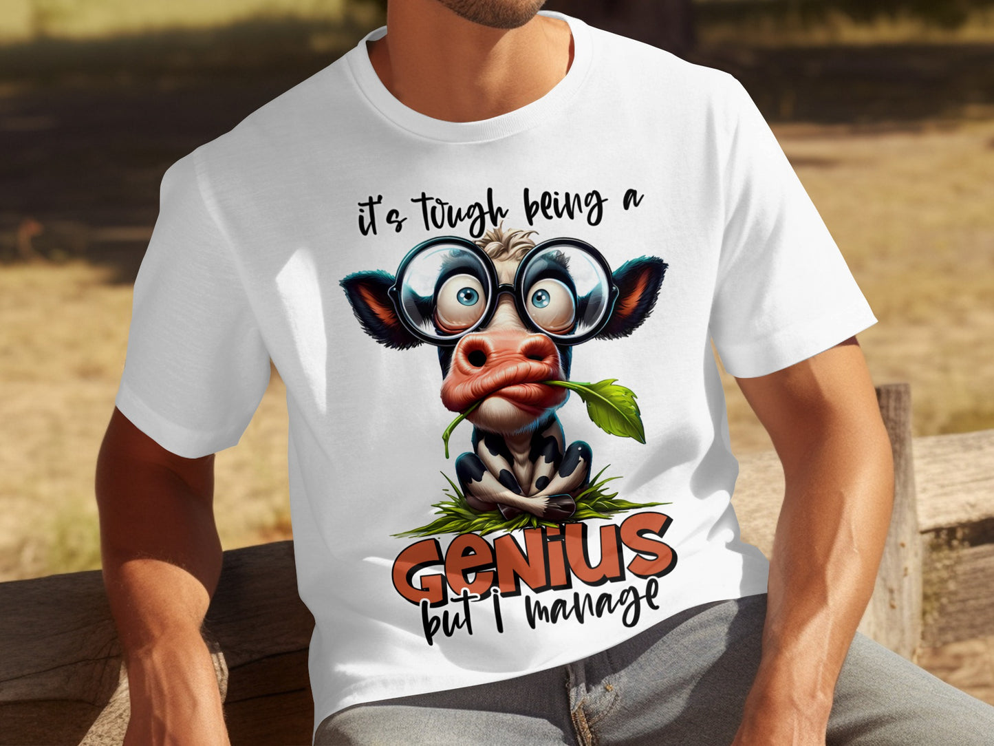 It's Tough Being A Genius But I Manage T-Shirt