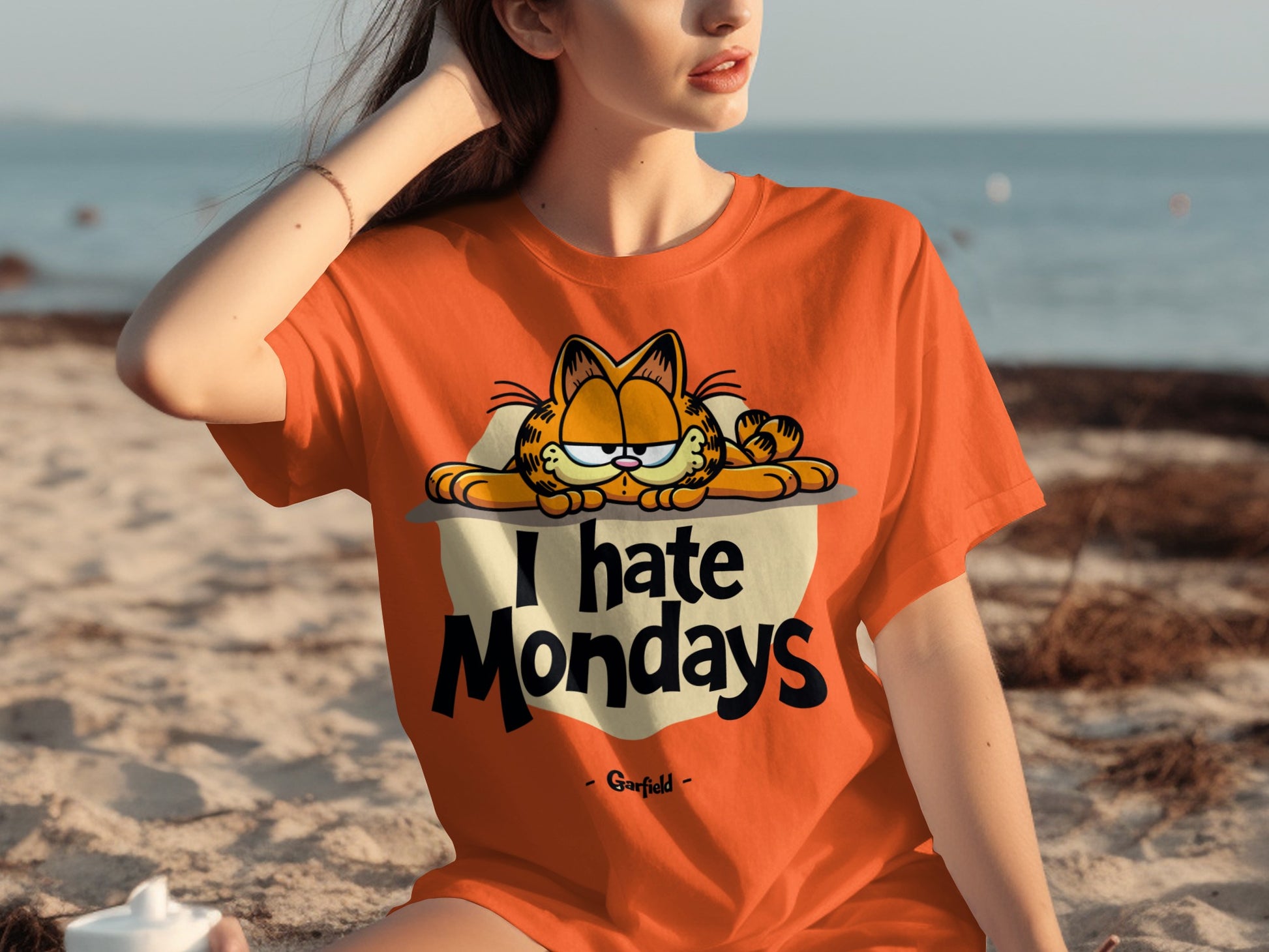 Garfield I Hate Mondays Relaxed Fit T-Shirt